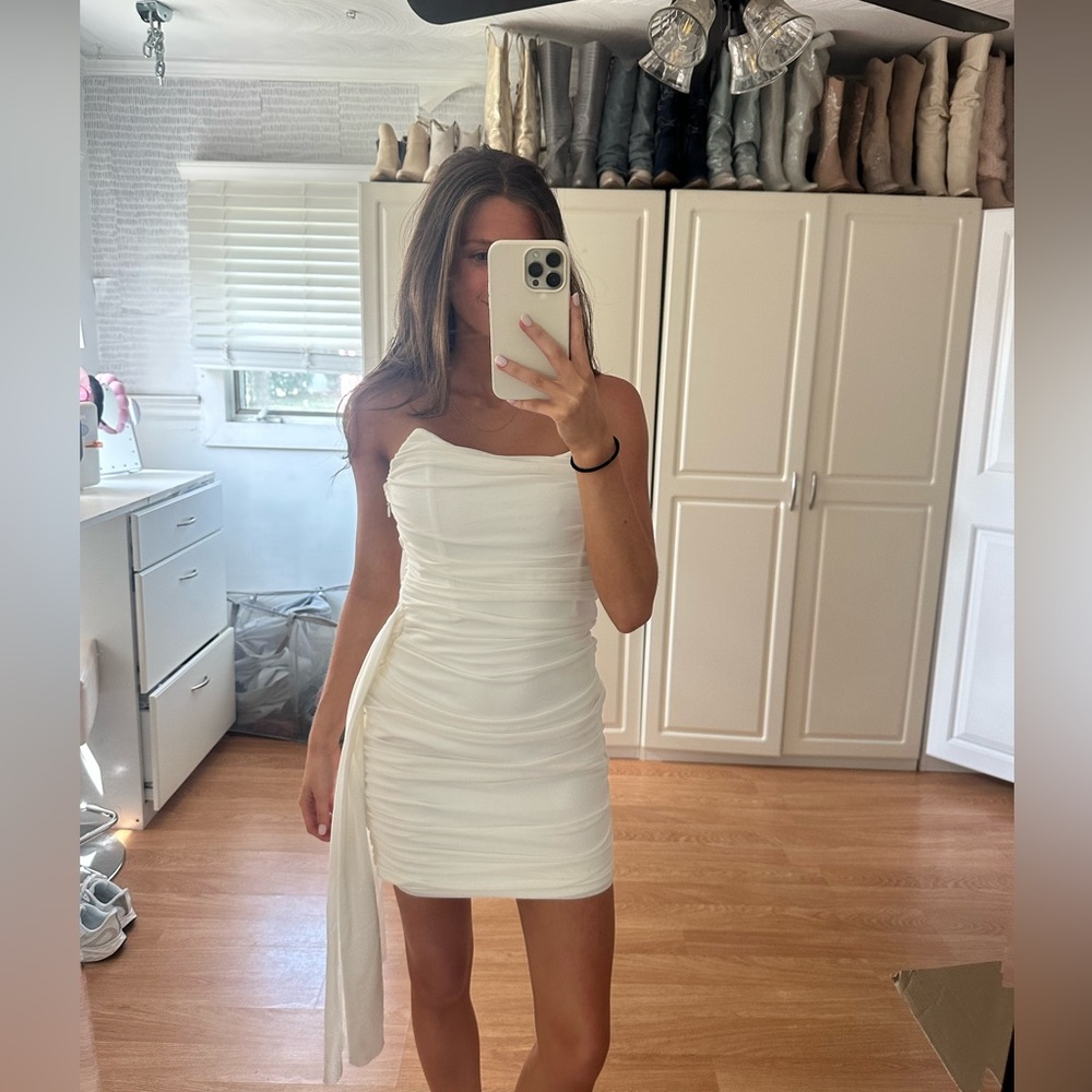 white dress